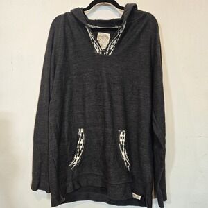 Third and Army Gray Hoodie Size Large